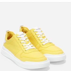 Cole Haan GrandPrø Rally Canvas Court Sneaker - yellow size 11